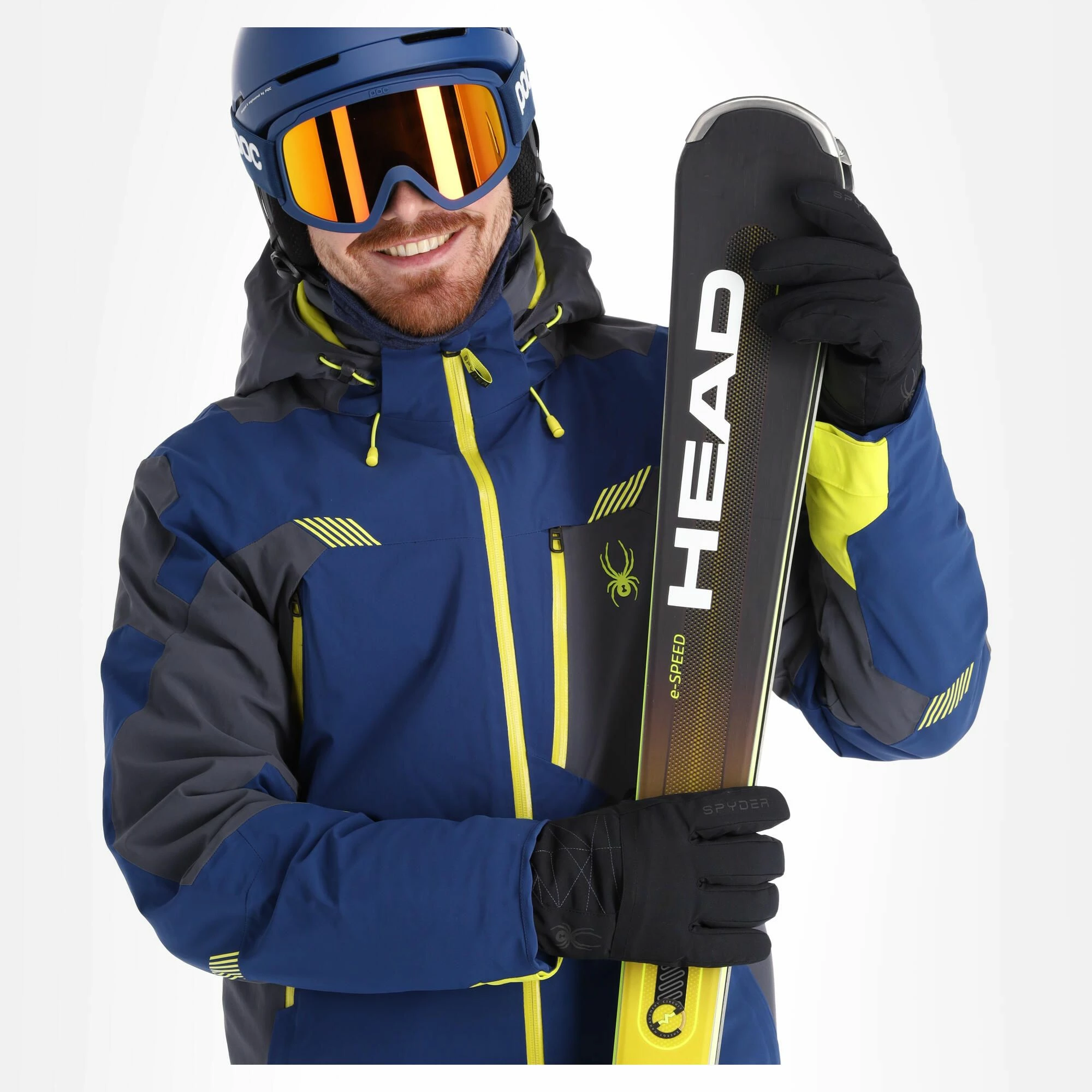 Spyder, Leader Ski-jas Heren Abyss Blauw 6 Spyder, Leader Ski-jas Heren Abyss Blauw - Afbeelding 4