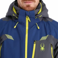 Spyder, Leader Ski-jas Heren Abyss Blauw 19 Spyder, Leader Ski-jas Heren Abyss Blauw -XUEFENG EXTREME OUTFIT spyder leader aa jas gevoerd heren abyss blauw 22spyde133v7 BI 07