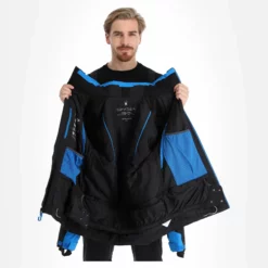 Spyder, Leader Ski-jas Heren Blauw, Zwart -XUEFENG EXTREME OUTFIT spyder leader aa jas gevoerd heren blauw zwart 22spyde133v2 BI 06