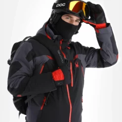 Spyder, Leader Ski-jas Heren Charcoal Grijs, Zwart 20 Spyder, Leader Ski-jas Heren Charcoal Grijs, Zwart -XUEFENG EXTREME OUTFIT spyder leader aa jas gevoerd heren charcoal grijs zwart 22spyde133v3 BI 06