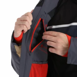 Spyder, Leader Ski-jas Heren Ebony Grijs -XUEFENG EXTREME OUTFIT spyder leader aa jas gevoerd heren ebony grijs 22spyde133v4 BI 13