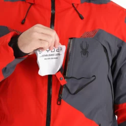 Spyder, Leader Ski-jas Heren Volcano Rood -XUEFENG EXTREME OUTFIT spyder leader aa jas gevoerd heren volcano rood 22spyde133v8 BI 12