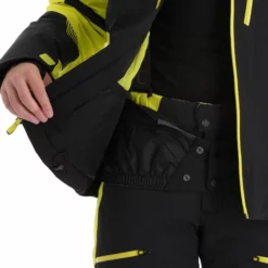 Spyder, Leader Ski-jas Heren Zwart -XUEFENG EXTREME OUTFIT spyder leader aa jas gevoerd heren zwart 22spyde133v5 BI 09