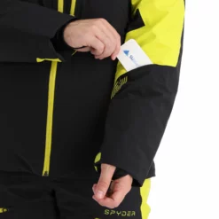 Spyder, Leader Ski-jas Heren Zwart -XUEFENG EXTREME OUTFIT spyder leader aa jas gevoerd heren zwart 22spyde133v5 BI 13