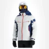 Spyder, Monterosa Gtx Ski-jas Heren Glacier Blauw, Wit