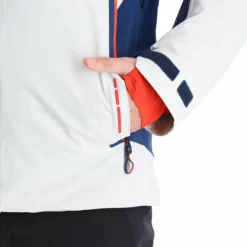 Spyder, Monterosa Gtx Ski-jas Heren Glacier Blauw, Wit -XUEFENG EXTREME OUTFIT spyder monterosa gtx aa jas gevoerd heren glacier blauw wit 22spyde116v2 BI 09