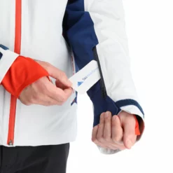 Spyder, Monterosa Gtx Ski-jas Heren Glacier Blauw, Wit -XUEFENG EXTREME OUTFIT spyder monterosa gtx aa jas gevoerd heren glacier blauw wit 22spyde116v2 BI 10