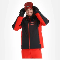 Spyder, Orbiter Ski-jas Heren Charcoal Grijs -XUEFENG EXTREME OUTFIT spyder orbiter aa jas gevoerd heren charcoal grijs zwart 22spyde132v1 BI 04