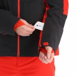 Spyder, Orbiter Ski-jas Heren Charcoal Grijs -XUEFENG EXTREME OUTFIT spyder orbiter aa jas gevoerd heren charcoal grijs zwart 22spyde132v1 BI 08