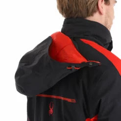 Spyder, Orbiter Ski-jas Heren Charcoal Grijs -XUEFENG EXTREME OUTFIT spyder orbiter aa jas gevoerd heren charcoal grijs zwart 22spyde132v1 BI 11