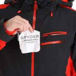 Spyder, Orbiter Ski-jas Heren Charcoal Grijs -XUEFENG EXTREME OUTFIT spyder orbiter aa jas gevoerd heren charcoal grijs zwart 22spyde132v1 BI 12