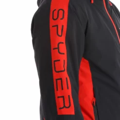 Spyder, Orbiter Ski-jas Heren Charcoal Grijs -XUEFENG EXTREME OUTFIT spyder orbiter aa jas gevoerd heren charcoal grijs zwart 22spyde132v1 BI 15