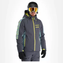 Spyder, Orbiter Ski-jas Heren Ebony Tundra Grijs