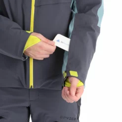 Spyder, Orbiter Ski-jas Heren Ebony Tundra Grijs -XUEFENG EXTREME OUTFIT spyder orbiter aa jas gevoerd heren ebony tundra grijs 22spyde132v2 BI 08