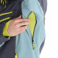 Spyder, Orbiter Ski-jas Heren Ebony Tundra Grijs -XUEFENG EXTREME OUTFIT spyder orbiter aa jas gevoerd heren ebony tundra grijs 22spyde132v2 BI 10