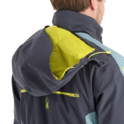 Spyder, Orbiter Ski-jas Heren Ebony Tundra Grijs -XUEFENG EXTREME OUTFIT spyder orbiter aa jas gevoerd heren ebony tundra grijs 22spyde132v2 BI 11