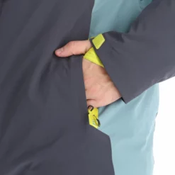 Spyder, Orbiter Ski-jas Heren Ebony Tundra Grijs -XUEFENG EXTREME OUTFIT spyder orbiter aa jas gevoerd heren ebony tundra grijs 22spyde132v2 BI 14