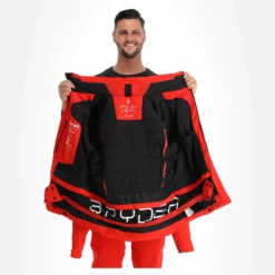 Spyder, Pinnacle Gtx Ski-jas Heren Volcano Rood -XUEFENG EXTREME OUTFIT spyder pinnacle gtx aa jas gevoerd heren volcano rood 22spyde131v3 BI 06