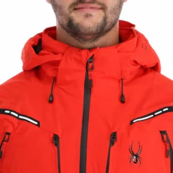 Spyder, Pinnacle Gtx Ski-jas Heren Volcano Rood -XUEFENG EXTREME OUTFIT spyder pinnacle gtx aa jas gevoerd heren volcano rood 22spyde131v3 BI 07