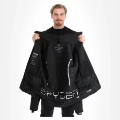 Spyder, Pinnacle Gtx Ski-jas Heren Zwart -XUEFENG EXTREME OUTFIT spyder pinnacle gtx aa jas gevoerd heren zwart 22spyde131v1 BI 06 1