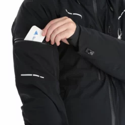 Spyder, Pinnacle Gtx Ski-jas Heren Zwart -XUEFENG EXTREME OUTFIT spyder pinnacle gtx aa jas gevoerd heren zwart 22spyde131v1 BI 11