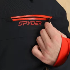 Spyder, Seventy - Eight Ski-jas Heren Charcoal Bruin, Zwart -XUEFENG EXTREME OUTFIT spyder seventy eight aa jas gevoerd heren charcoal bruin zwart 22spyde135v2 BI 13