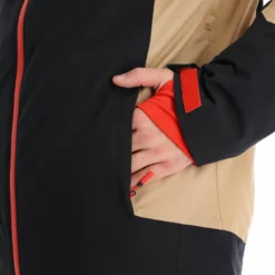 Spyder, Seventy - Eight Ski-jas Heren Charcoal Bruin, Zwart -XUEFENG EXTREME OUTFIT spyder seventy eight aa jas gevoerd heren charcoal bruin zwart 22spyde135v2 BI 15