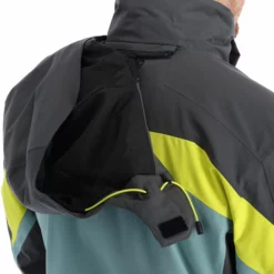 Spyder, Seventy - Eight Ski-jas Heren Ebony Tundra Grijs -XUEFENG EXTREME OUTFIT spyder seventy eight aa jas gevoerd heren ebony tundra grijs 22spyde135v3 BI 14