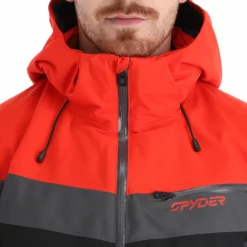 Spyder, Seventy - Eight Ski-jas Heren Volcano Rood -XUEFENG EXTREME OUTFIT spyder seventy eight aa jas gevoerd heren volcano rood 22spyde135v5 BI 07