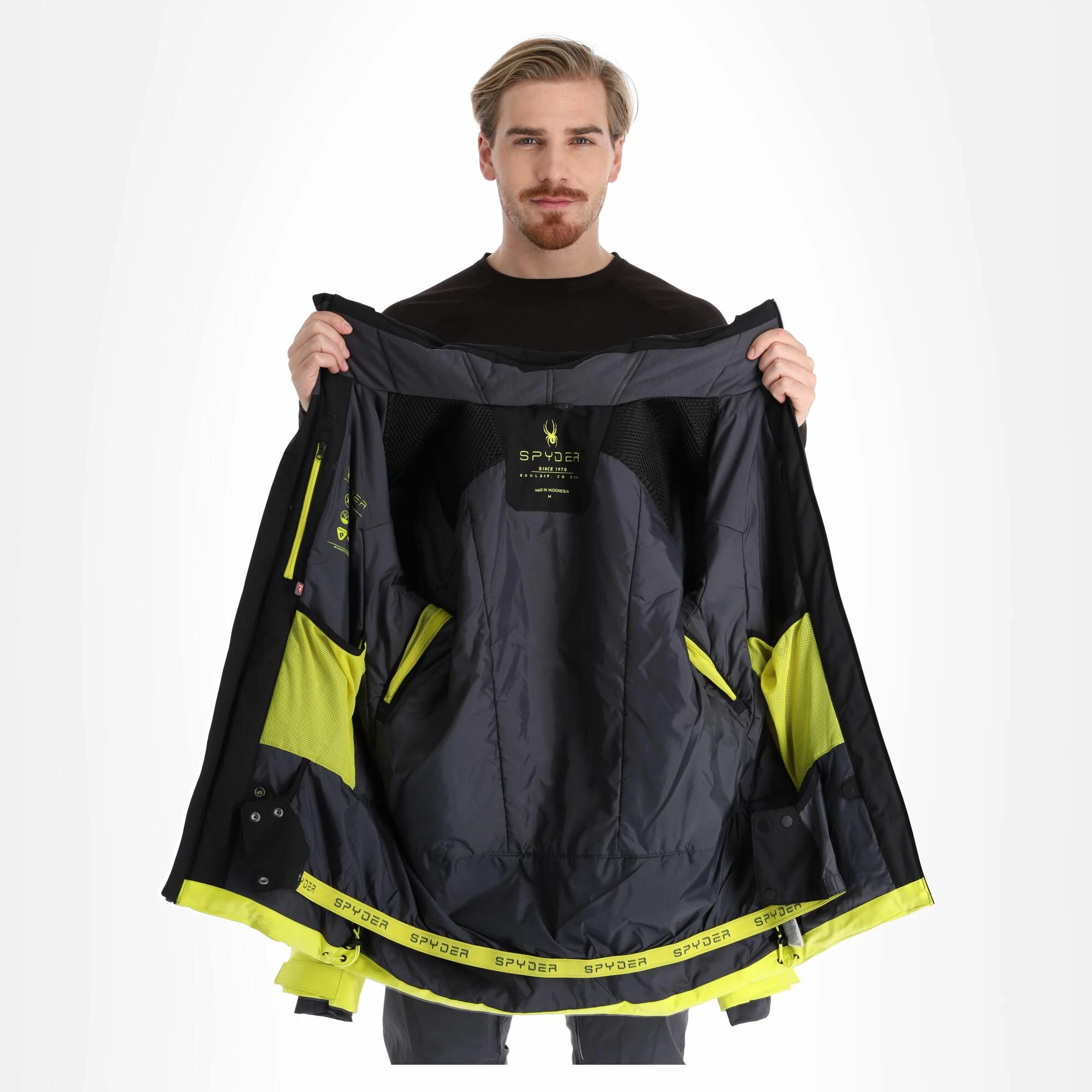 Spyder, Seventy - Eight Ski-jas Heren Zwart 7 Spyder, Seventy - Eight Ski-jas Heren Zwart - Afbeelding 5