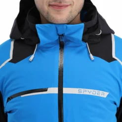Spyder, Titan Ski-jas Heren Collegiate Blauw 29 Spyder, Titan Ski-jas Heren Collegiate Blauw -XUEFENG EXTREME OUTFIT spyder titan aa jas gevoerd heren collegiate blauw 22spyde134v4 BI 14