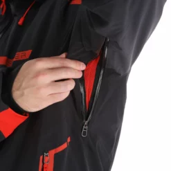 Spyder, Titan Ski-jas Heren Zwart -XUEFENG EXTREME OUTFIT spyder titan aa jas gevoerd heren zwart 22spyde134v1 BI 10