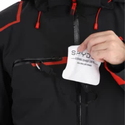 Spyder, Titan Ski-jas Heren Zwart -XUEFENG EXTREME OUTFIT spyder titan aa jas gevoerd heren zwart 22spyde134v1 BI 12