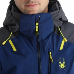 Spyder, Vanqysh Gtx Ski-jas Heren Abyss Blauw -XUEFENG EXTREME OUTFIT spyder vanqysh gtx aa jas gevoerd heren abyss blauw 22spyde130v3 BI 07