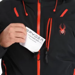 Spyder, Vanqysh Gtx Ski-jas Heren Charcoal Grijs, Zwart -XUEFENG EXTREME OUTFIT spyder vanqysh gtx aa jas gevoerd heren charcoal grijs zwart 22spyde130v1 BI 12