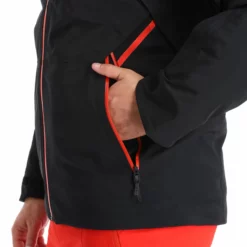 Spyder, Vanqysh Gtx Ski-jas Heren Charcoal Grijs, Zwart -XUEFENG EXTREME OUTFIT spyder vanqysh gtx aa jas gevoerd heren charcoal grijs zwart 22spyde130v1 BI 13