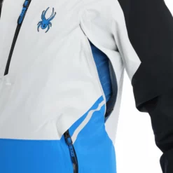 Spyder, Vanqysh Gtx Ski-jas Heren Glacier Wit, Zwart -XUEFENG EXTREME OUTFIT spyder vanqysh gtx aa jas gevoerd heren glacier wit zwart 22spyde130v2 BI 14