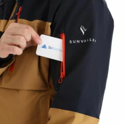 Sun Valley, Darkyl Ski-jas Heren Camel Bruin -XUEFENG EXTREME OUTFIT sun valley darkyl aa jas gevoerd heren camel bruin 22suva101v1 BI 07