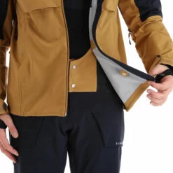 Sun Valley, Darkyl Ski-jas Heren Camel Bruin -XUEFENG EXTREME OUTFIT sun valley darkyl aa jas gevoerd heren camel bruin 22suva101v1 BI 08