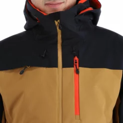 Sun Valley, Darkyl Ski-jas Heren Camel Bruin -XUEFENG EXTREME OUTFIT sun valley darkyl aa jas gevoerd heren camel bruin 22suva101v1 BI 12