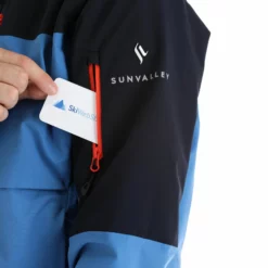 Sun Valley, Darkyl Ski-jas Heren Cyan Blauw -XUEFENG EXTREME OUTFIT sun valley darkyl aa jas gevoerd heren cyan blauw 22suva101v2 BI 08