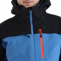 Sun Valley, Darkyl Ski-jas Heren Cyan Blauw -XUEFENG EXTREME OUTFIT sun valley darkyl aa jas gevoerd heren cyan blauw 22suva101v2 BI 11