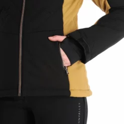 Sun Valley, Kors Ski-jas Dames Zwart -XUEFENG EXTREME OUTFIT sun valley kors aa jas gevoerd dames zwart 22suva108v1 BI 12