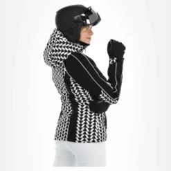 XUEFENG EXTREME OUTFIT -XUEFENG EXTREME OUTFIT sun valley kratch aa jas gevoerd dames zwart 22suva109v1 BI 03