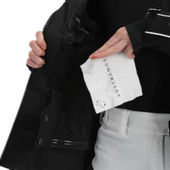 Sun Valley, Kratch Ski-jas Dames Zwart -XUEFENG EXTREME OUTFIT sun valley kratch aa jas gevoerd dames zwart 22suva109v1 BI 11