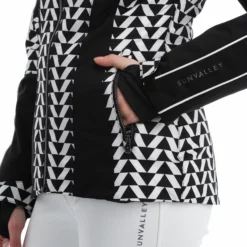 Sun Valley, Kratch Ski-jas Dames Zwart -XUEFENG EXTREME OUTFIT sun valley kratch aa jas gevoerd dames zwart 22suva109v1 BI 12