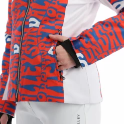 Sun Valley, Kurrow Ski-jas Dames Cyan Blauw -XUEFENG EXTREME OUTFIT sun valley kurrow aa jas gevoerd dames cyan blauw 22suva110v1 BI 12