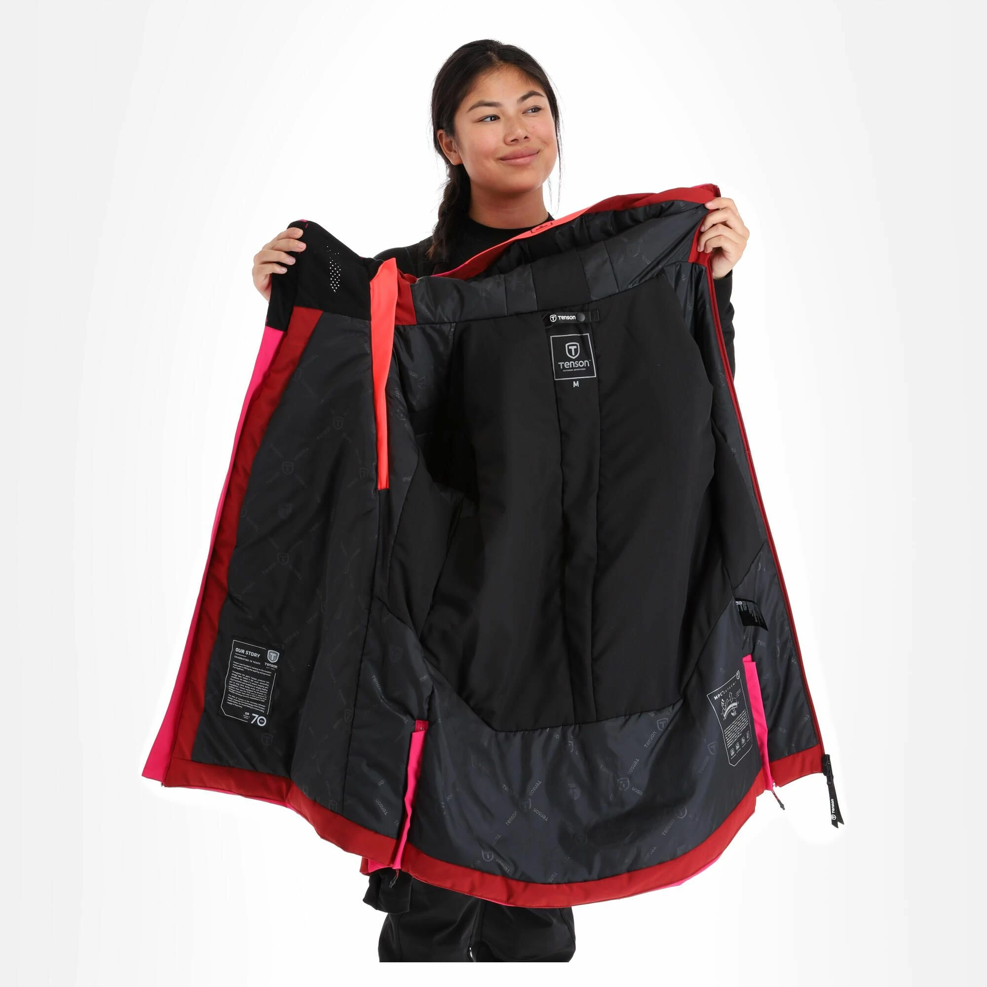 Tenson, Aerismo Jackorak Ski-jas Dames Cerise Rood 7 Tenson, Aerismo Jackorak Ski-jas Dames Cerise Rood - Afbeelding 5