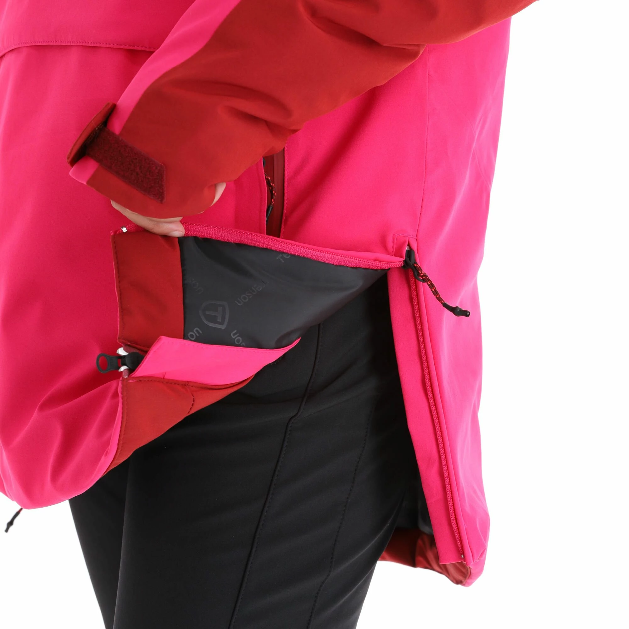Tenson, Aerismo Jackorak Ski-jas Dames Cerise Rood 16 Tenson, Aerismo Jackorak Ski-jas Dames Cerise Rood - Afbeelding 14