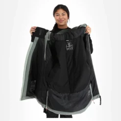 Tenson, Aerismo Jackorak Ski-jas Dames Grey Groen -XUEFENG EXTREME OUTFIT tenson aerismo jackorak aa jas gevoerd dames grey groen 22tenso103v2 BI 06